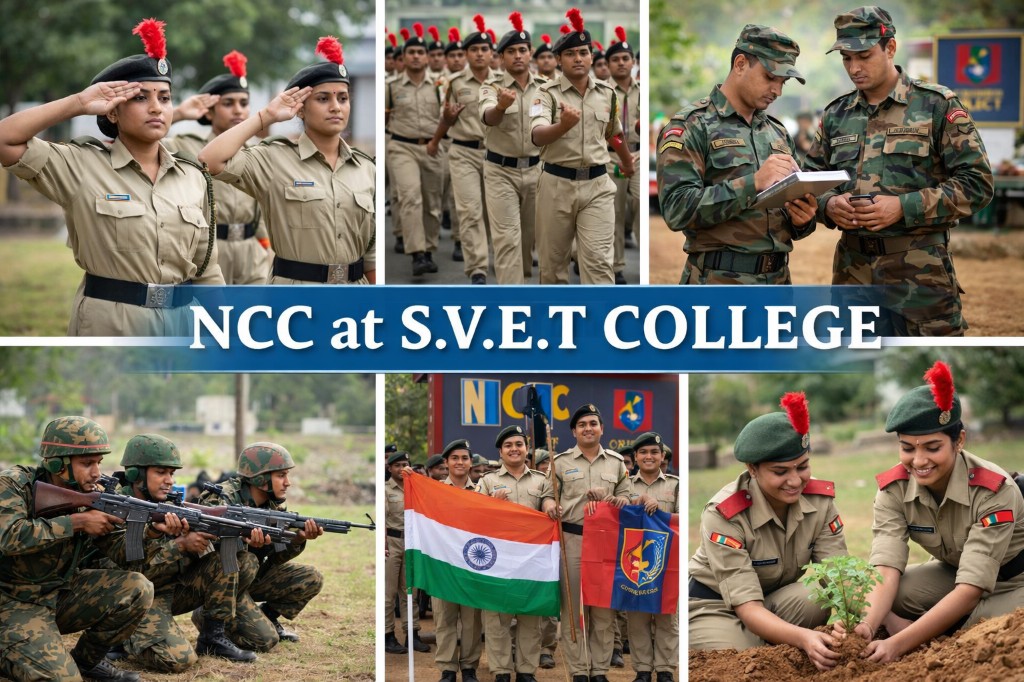 NCC at S.V.E.T College